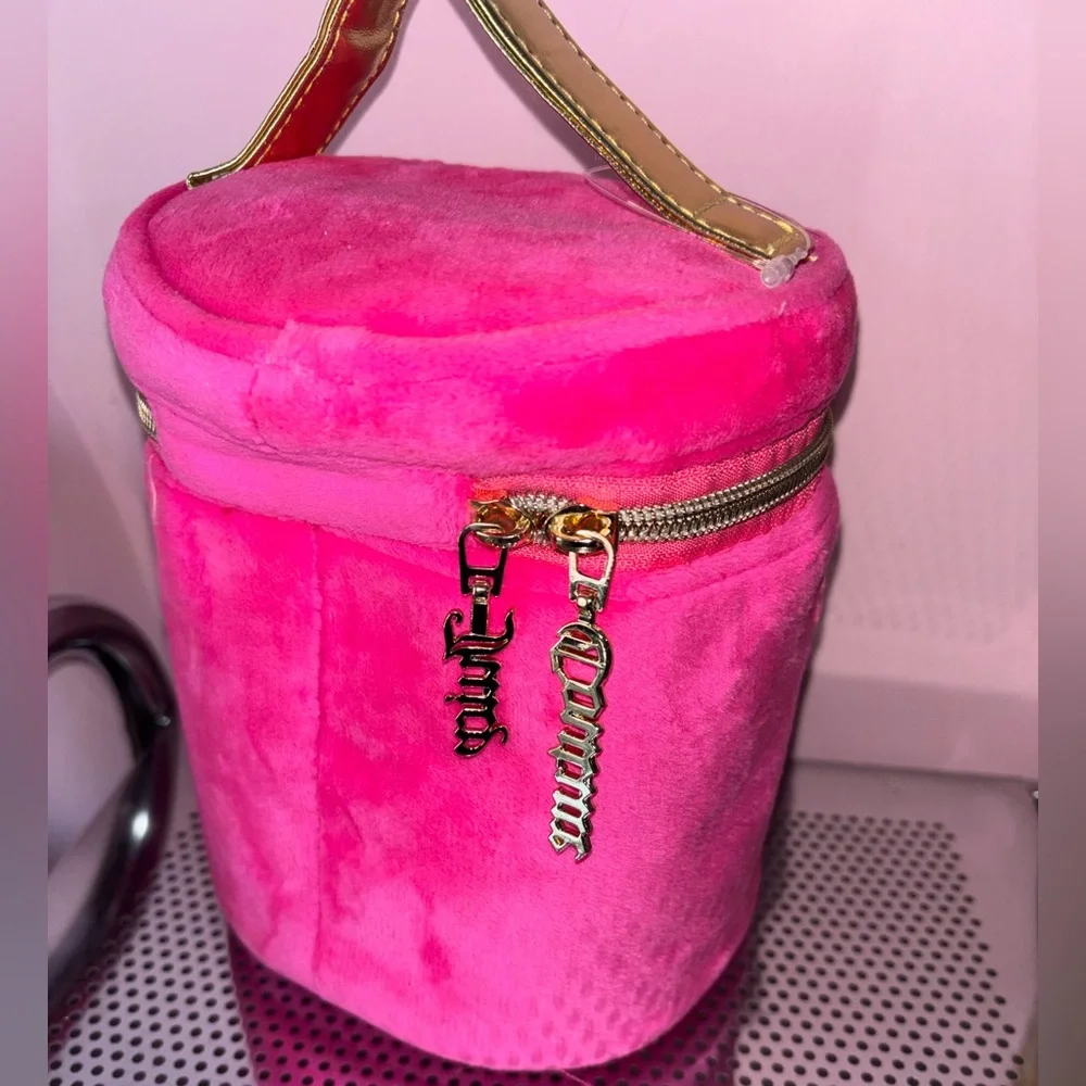 Juicy Couture Velour Cosmetics Travel Bag